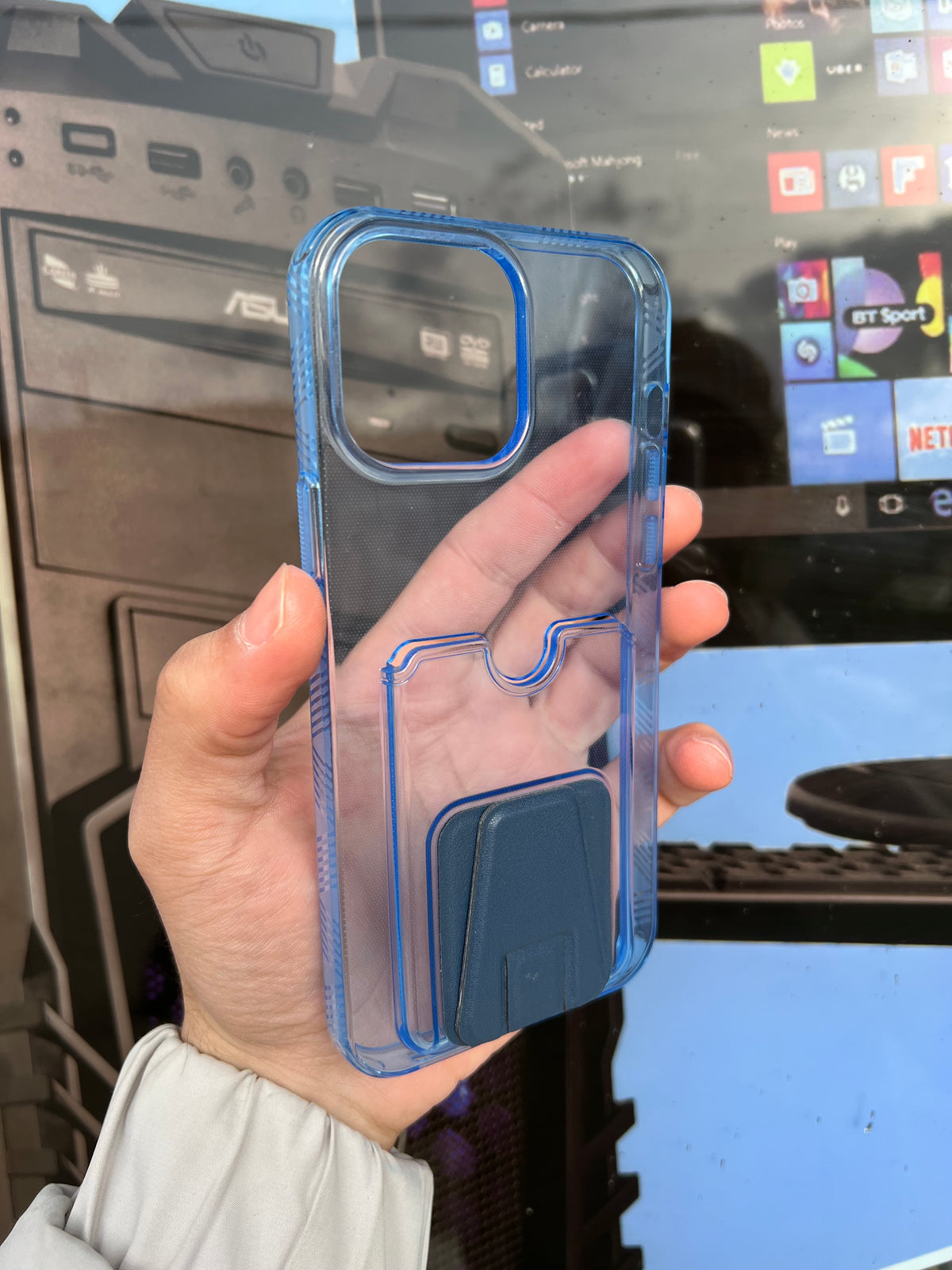 3 in 1 support/cardholder/case