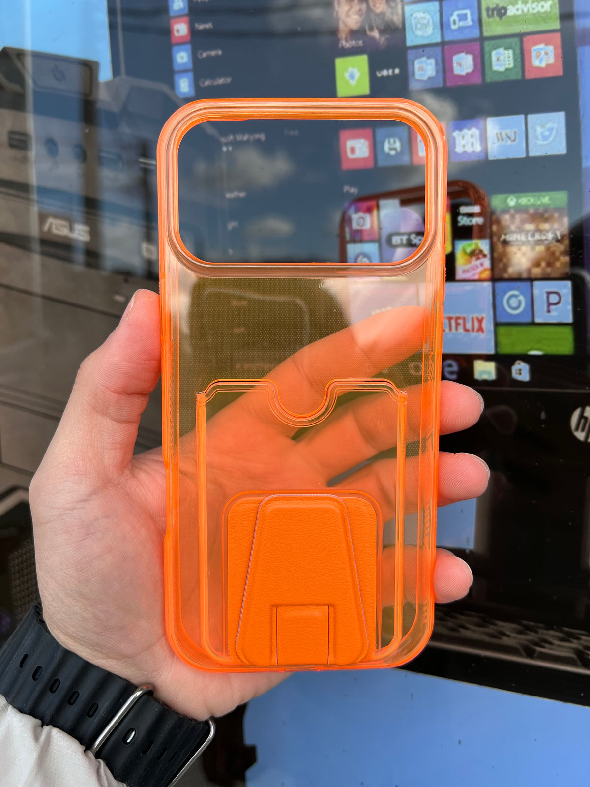 3 in 1 support/cardholder/case