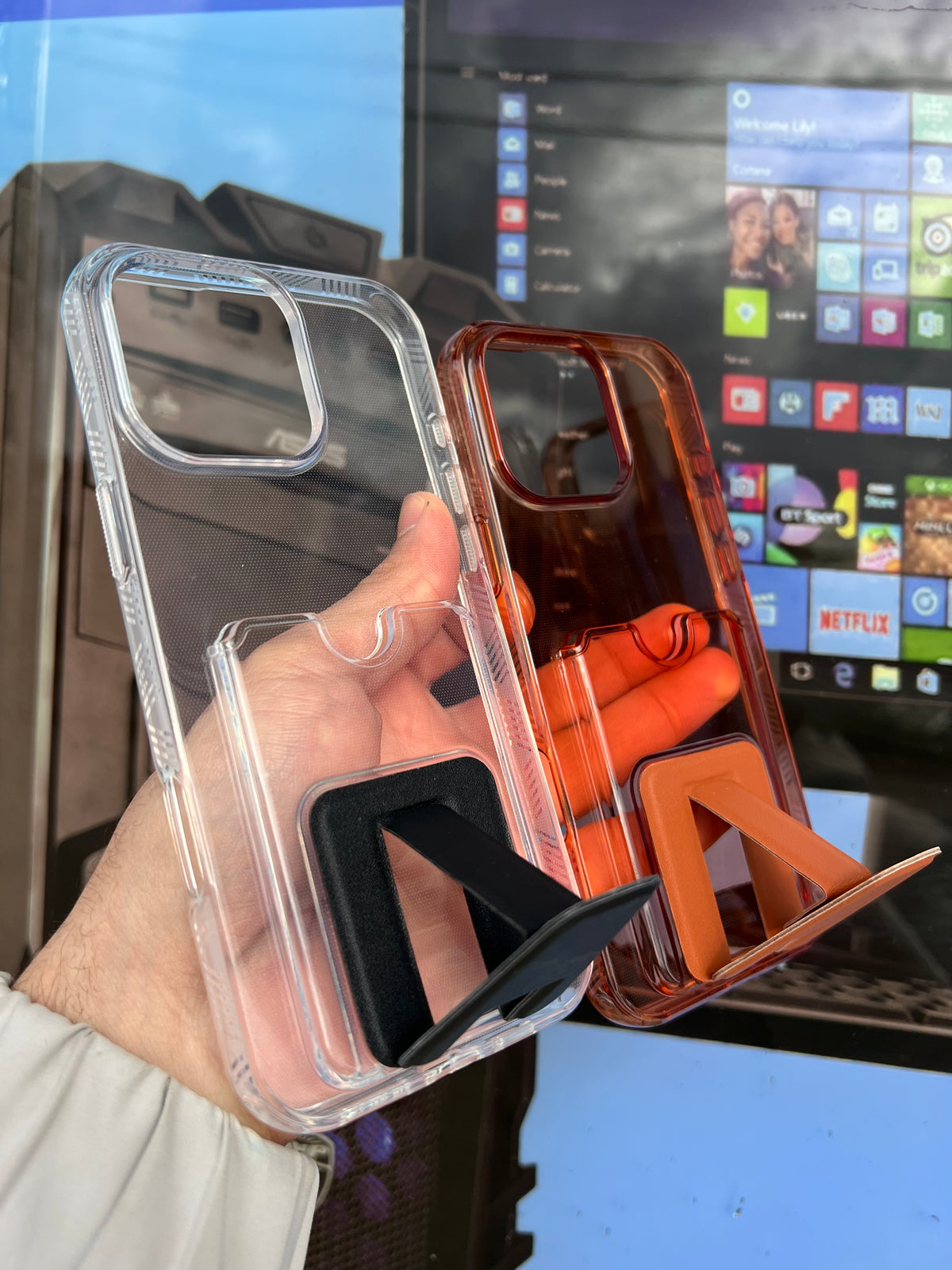 3 in 1 support/cardholder/case